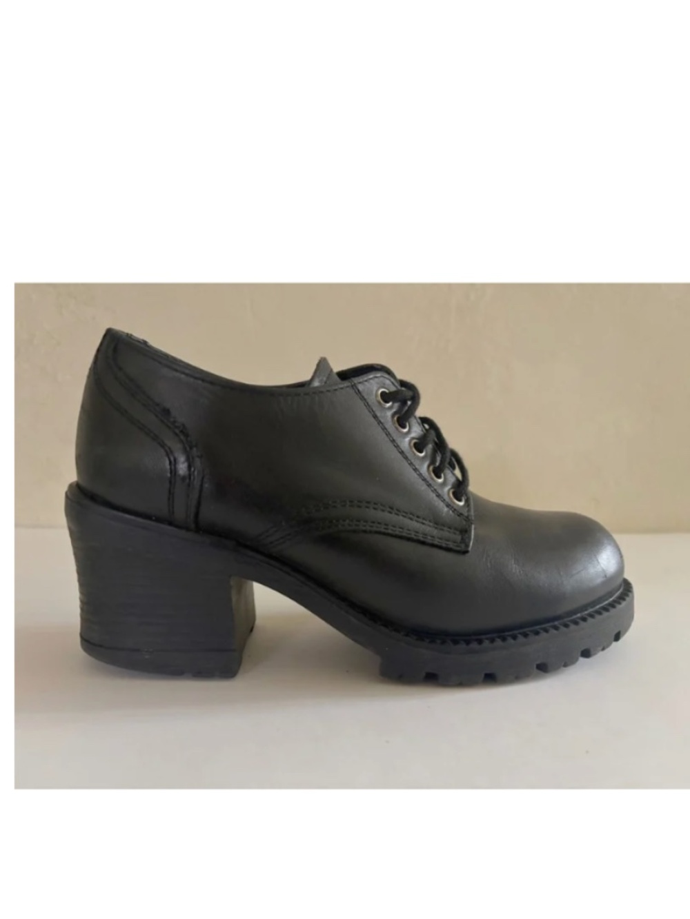 vintage aldo chunky heeled loafers - Picture 4 of 8